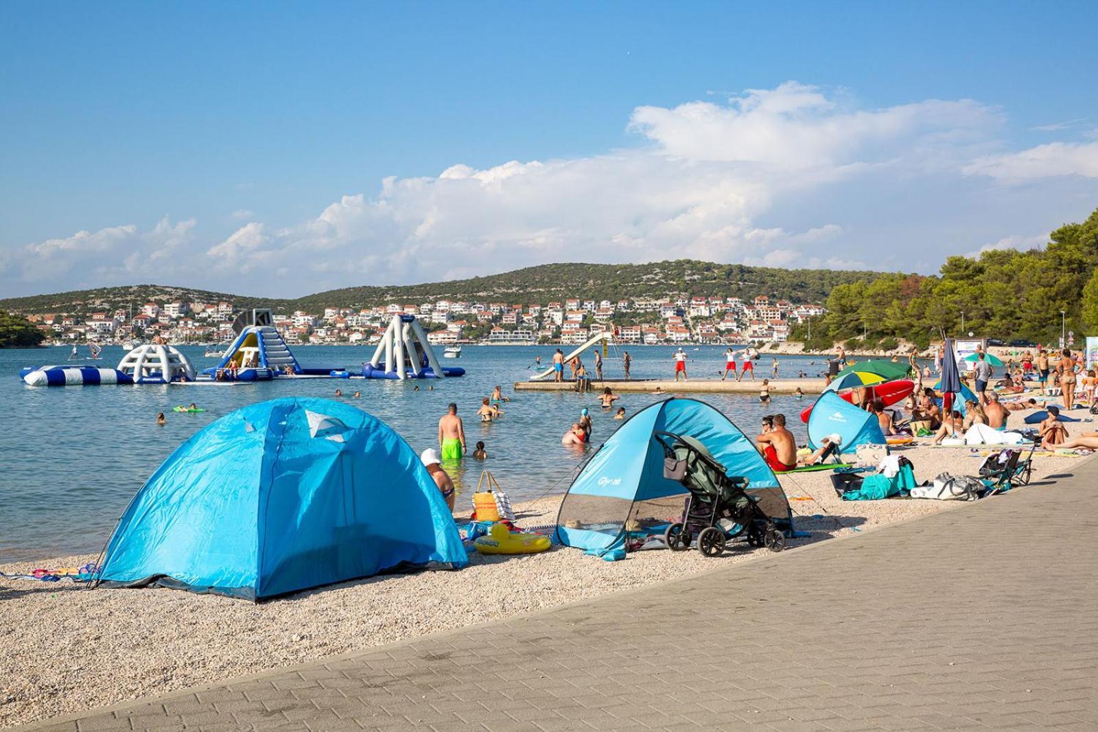 Mobilheim Andrea Wunderschoene Ferienwohnung Direkt Am Meer Jezera Luaran gambar